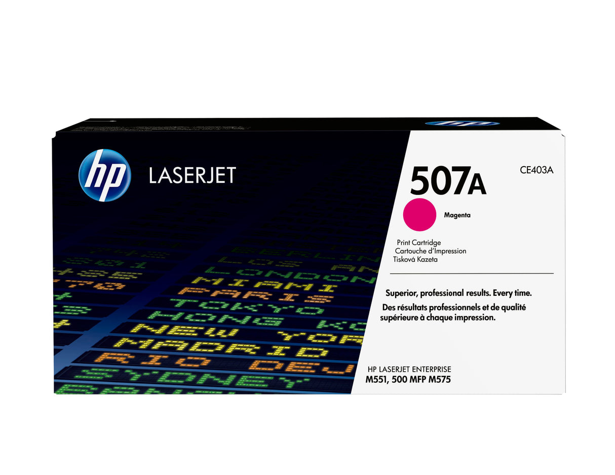EAN 5711045594533 - HP 507A Magenta Original LaserJet Toner Cartridge cartucho de tóner 1 pieza(s) imagen 1