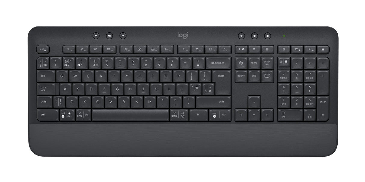 Teclado Inglés + Ratón Logitech Signature Mk650 Bluetooth Qwerty Internacional Grafito