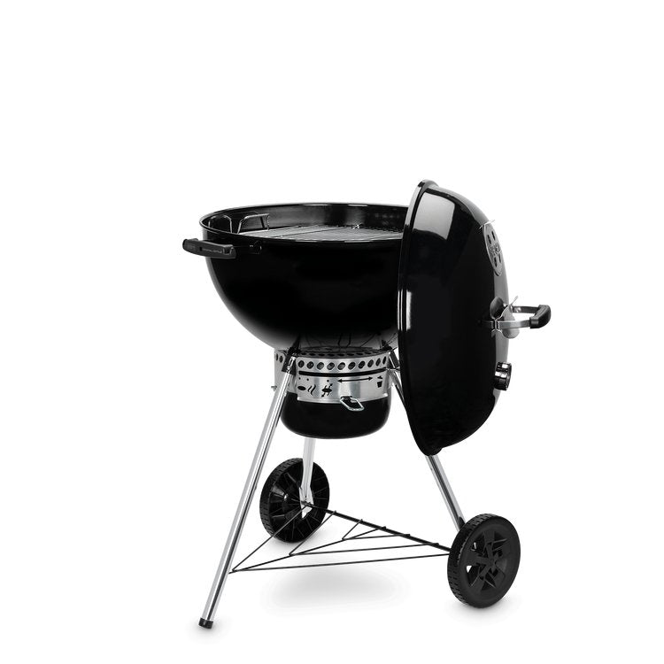 Weber E-5730 Barbacoa Carro Carbón (Combustible) Negro, Plata