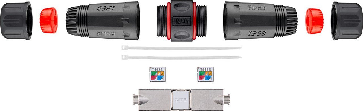 EAN 4040849444173 - Goobay 44417 conector IDC Negro, Rojo imagen 3