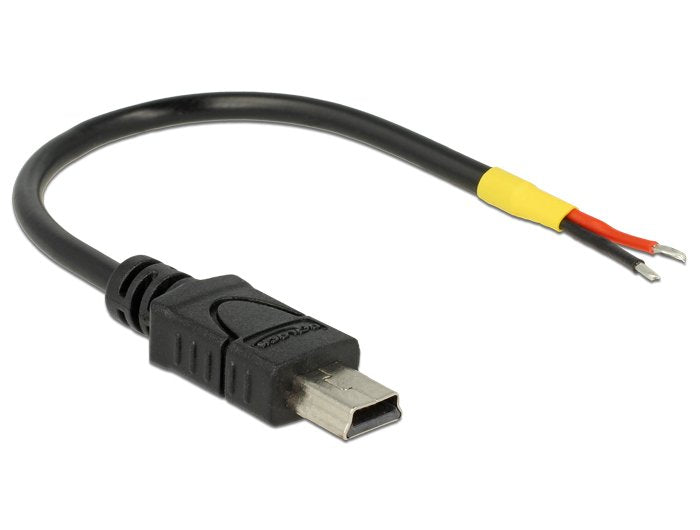 Delock Cable Usb 2.0 Mini-B Macho > 2x Extremos De Cable Abiertos 10 Cm Raspberry