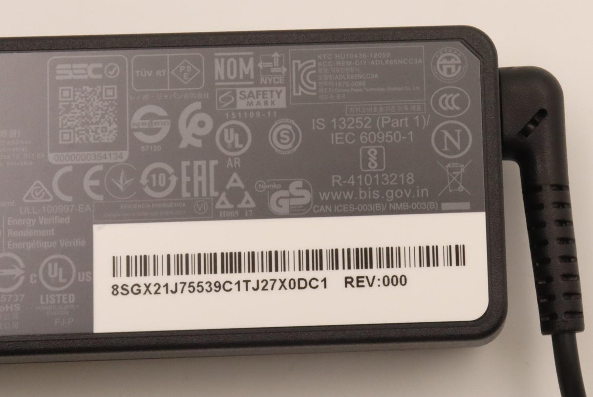 EAN 5715063083048 - Lenovo 5A11H02883 adaptador e inversor de corriente Interior 65 W Negro imagen 5