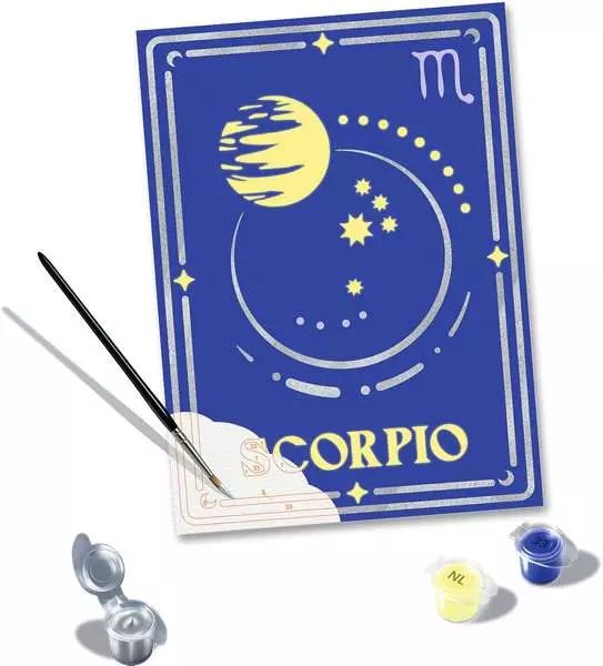 Ravensburger Creart - Signo Zodiacal Escorpio, Pintura 23740