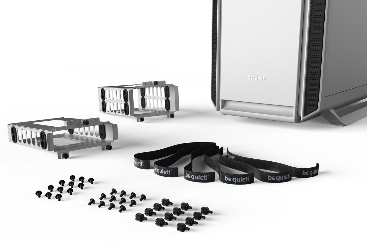 Caja Pc Be Quiet! Silent Base 802 Window 3 Ventiladores 140mm/Lateral Cristal/Insonorizada Bgw40