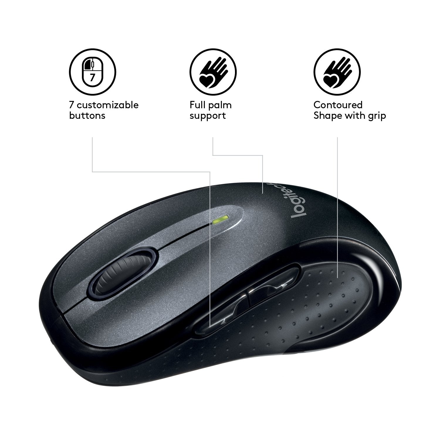 Ratón Inalámbrico Logitech M510 Pebble 910-001826