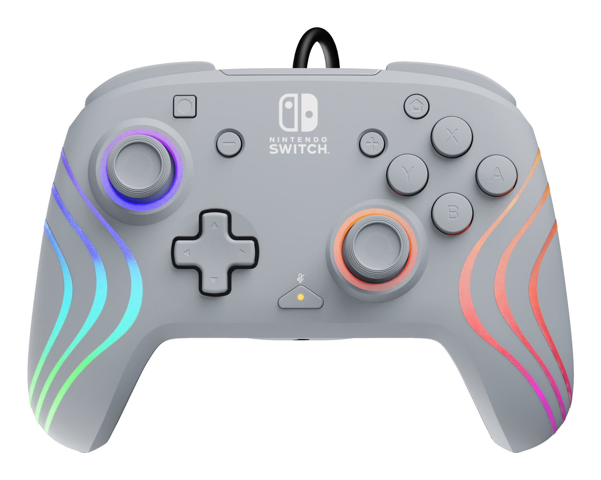 Pdp Afterglow Wave Wired, Gamepad Gris, Para Nintendo Switch 500-237-Ge