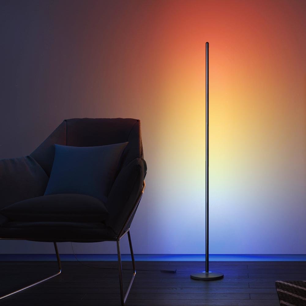 Govee Led Floor Lamp Smart Floor Lighting Black Wi-Fi/Bluetooth
