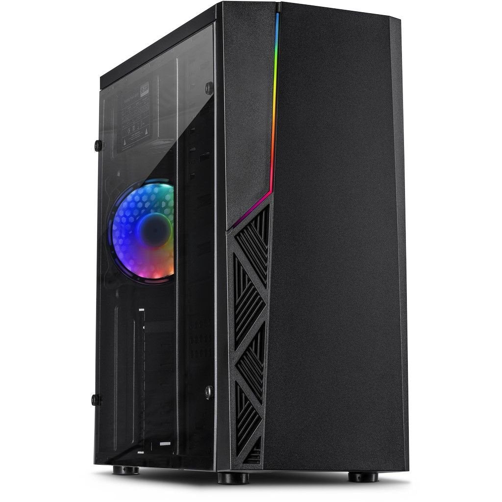 EAN 4260455645126 - Inter-Tech B-02 RGB Torre Negro imagen 1