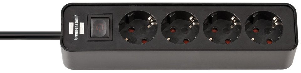 Brennenmuhl Meckdosenleime Ecolor 4x Negro 1,5m