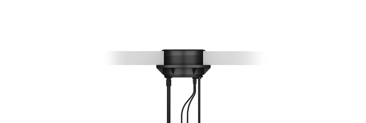 Hub Usb Icy Box Mesa Usb 3.0 Negro 80mm Redondo, 4xusb 3.0, Enchufe, Entrada + Salida De Audio