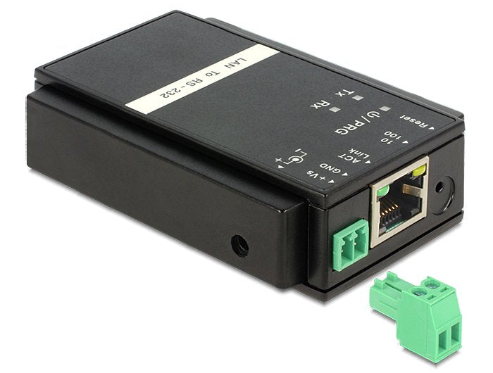 Delock 62504 Converter Ethernet Lan Tcp/Ip > Serial Rs-232