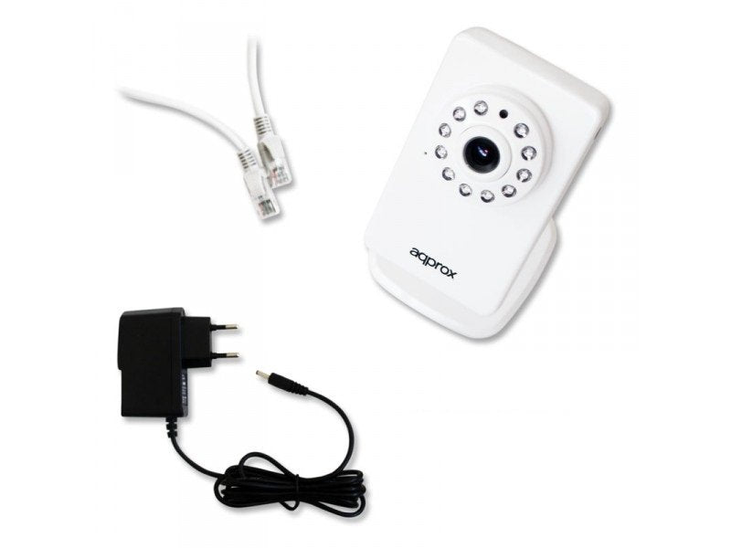 Approx Camara Ip Wifi Hd 640*480 2 Way Audio Vision Remota Microsd Hasta 32g Blanco