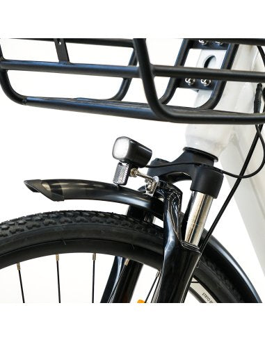 Bicicleta Eléctrica Smatgyro Ebike Sunset White Motor 250w Ruedas 27.5' Blanca