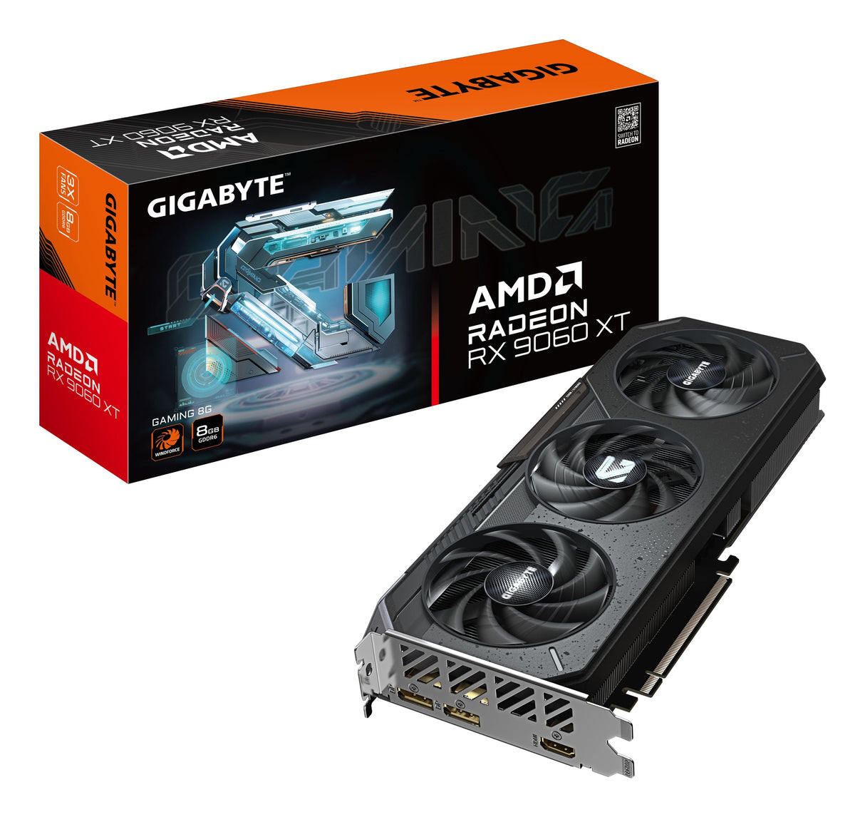 EAN 4719331356361 - GIGABYTE Radeon RX 9060 XT GAMING 8G AMD imagen 1