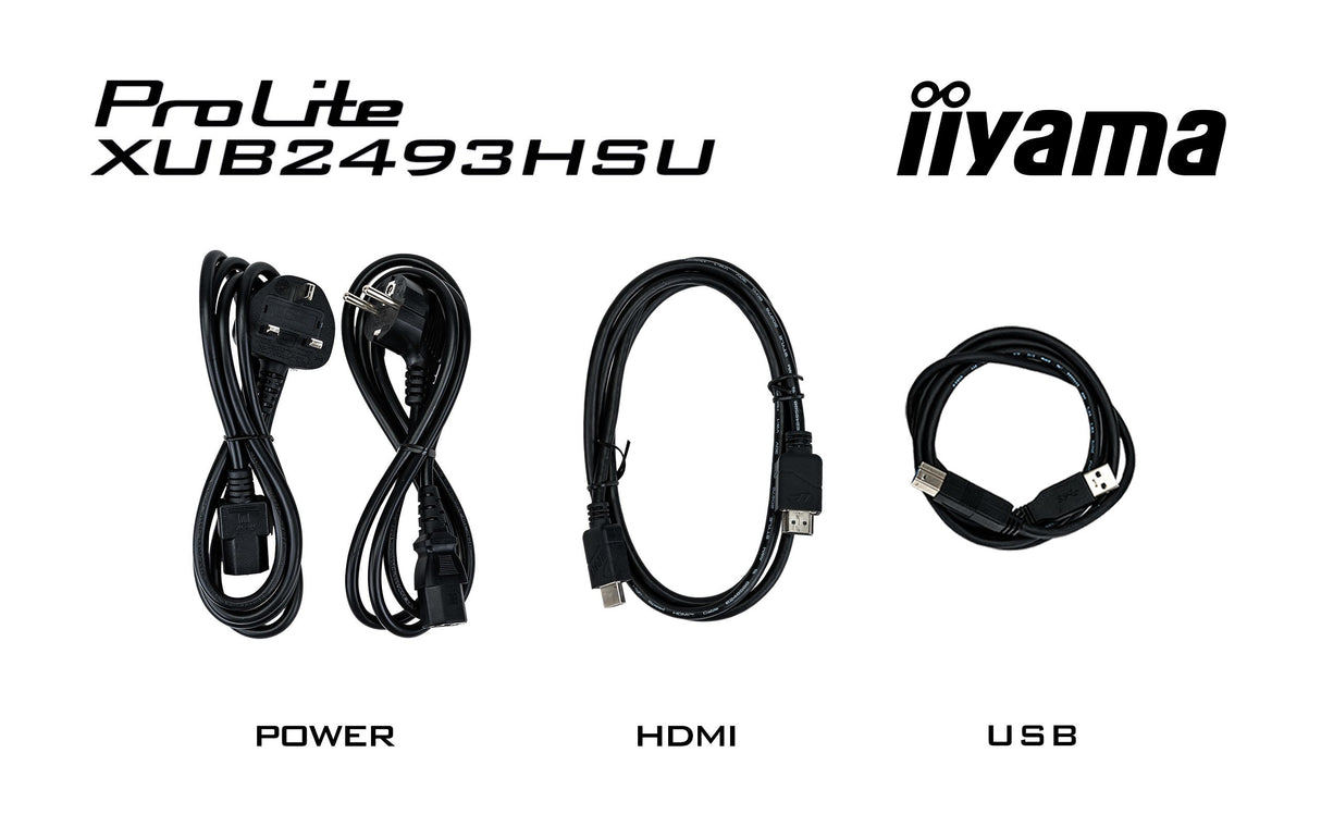 EAN 4948570124596 - iiyama XUB2493HSU-B7 pantalla para PC 60,5 cm (23.8") 1920 x 1080 Pixeles Full HD LED Negro imagen 14