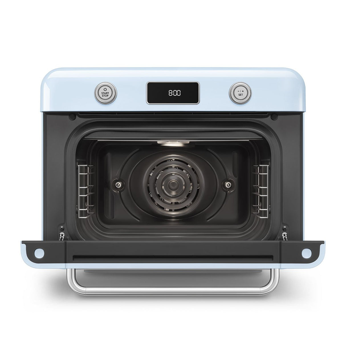 EAN 8017709333874 - Smeg COF01PBEU horno de vapor Pequeño Azul Botones, Giratorio imagen 5