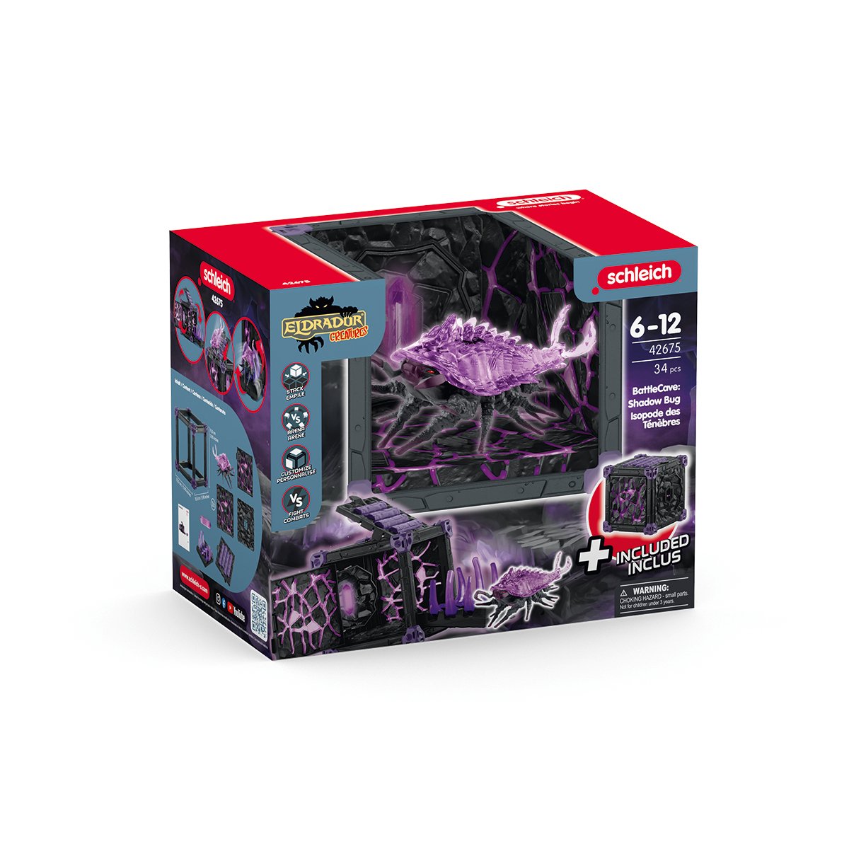 Schleich Eldrador Creatures Battlecave Schattenassel 42675