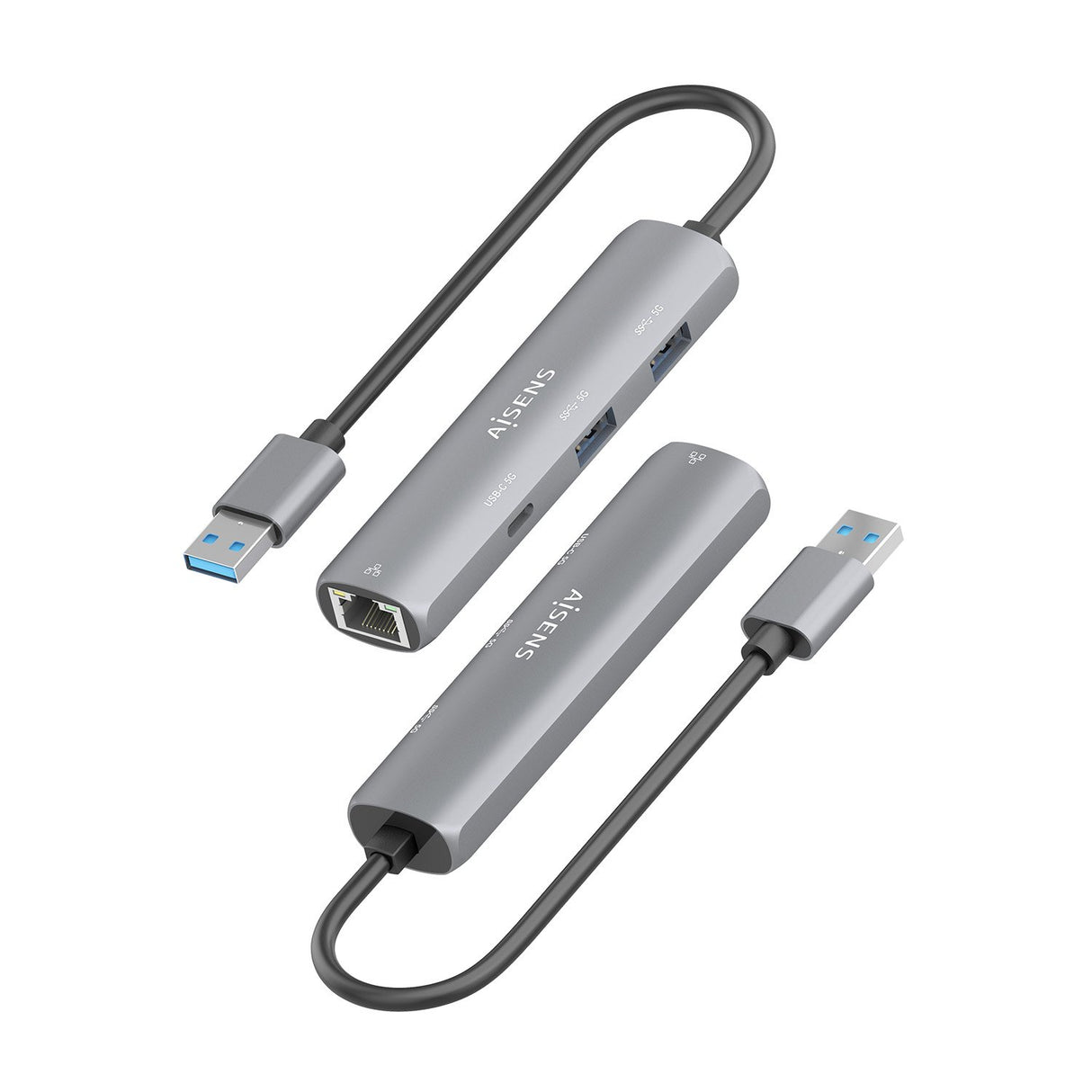 EAN 8435739903971 - AISENS ASUC-4P035-GR base para portátil y replicador de puertos Alámbrico USB 3.2 Gen 1 (3.1 Gen 1) Type- imagen 3