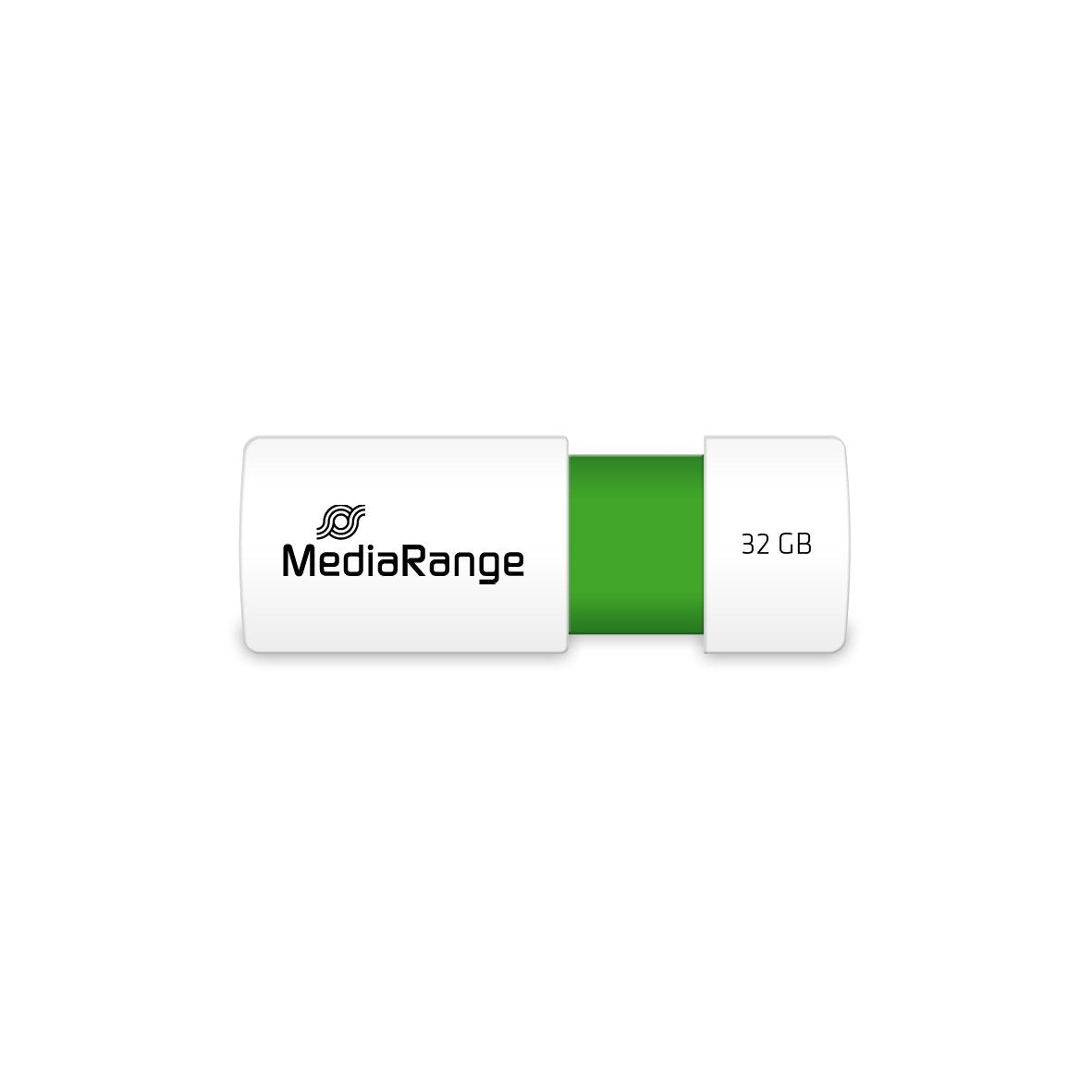 Pendrive Mediarange 32gb Usb 2.0 Slider Verde