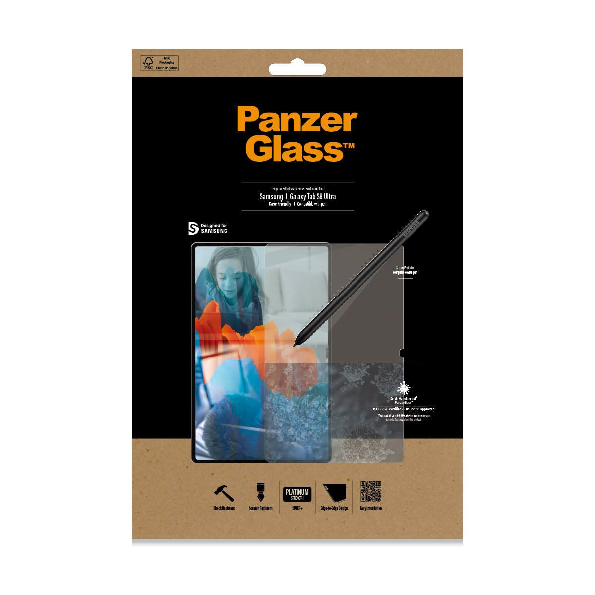 Panzerglass 7289 Protector De Pantalla Para Tableta Samsung 1 Pieza(S)