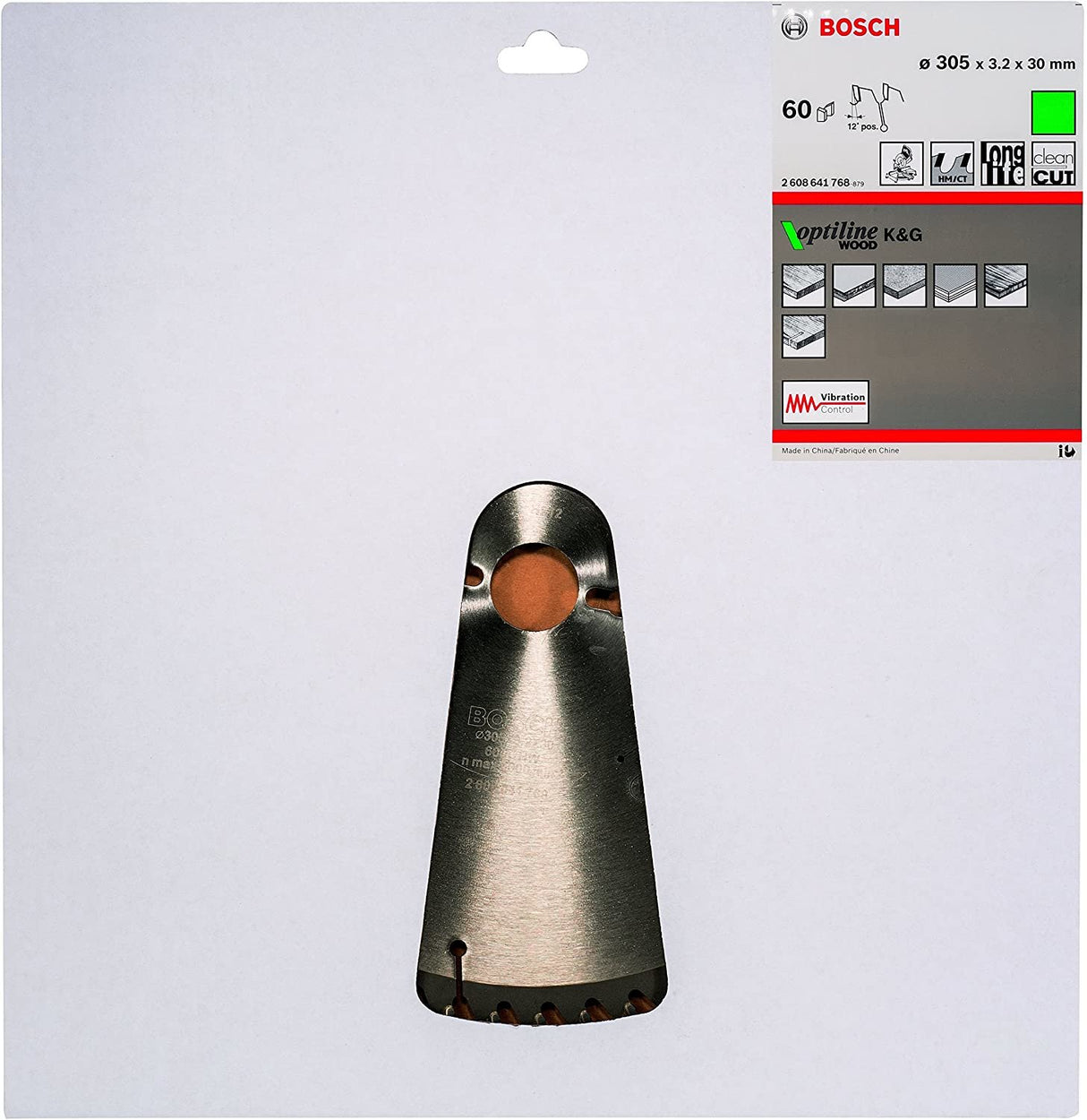 EAN 3165140455565 - Bosch 2608641768 hoja de sierra circular 30,5 cm 1 pieza(s) imagen 2