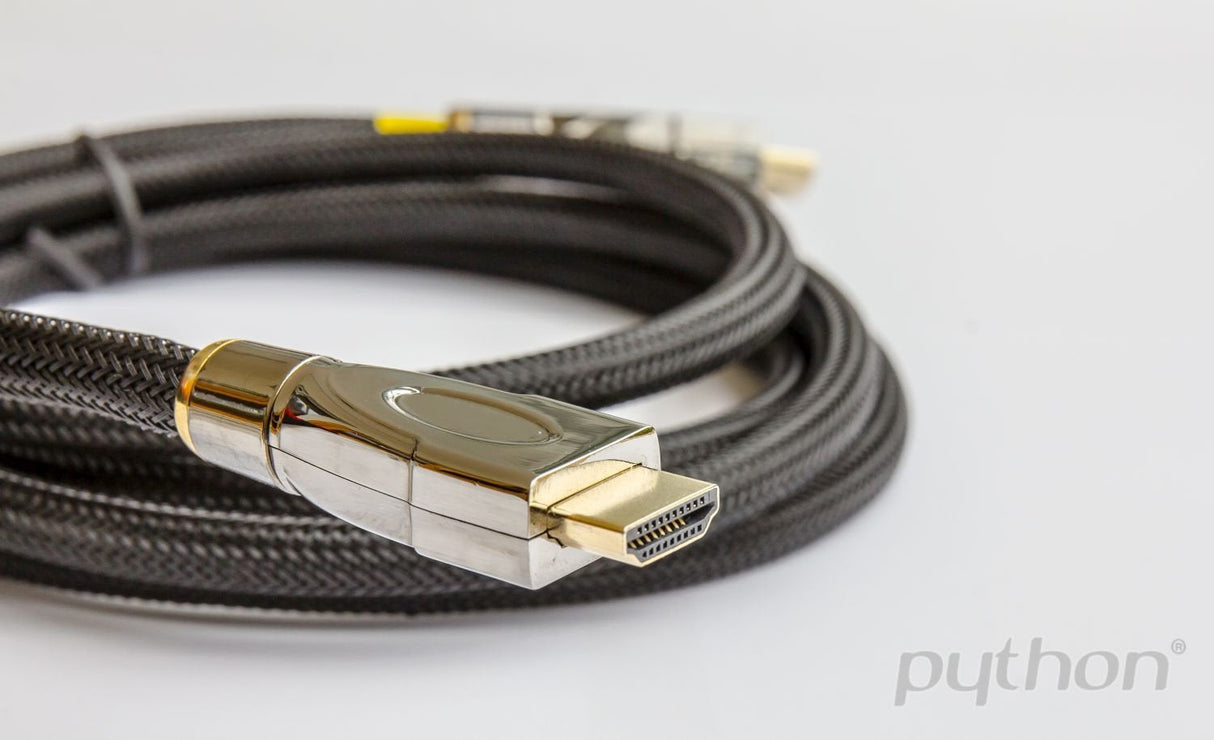 Cable Python Hdmi« 2.0 4k2k Trenzado Negro 3m
