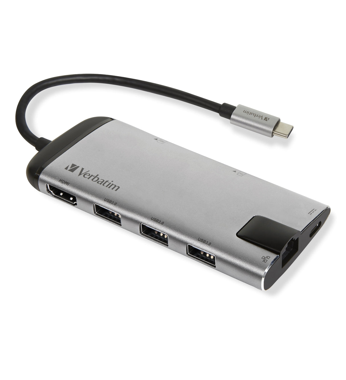 EAN 0023942491422 - Verbatim 49142 base para portátil y replicador de puertos USB 3.2 Gen 1 (3.1 Gen 1) Type-C Negro, Plata imagen 1