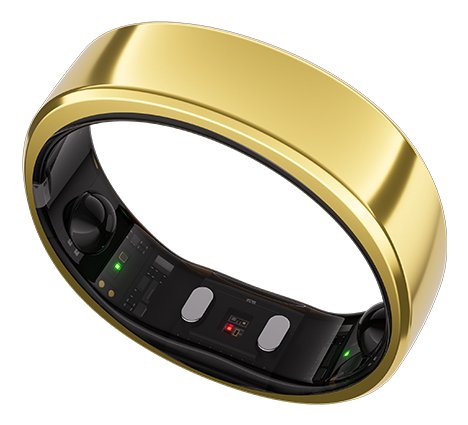 Anillo Inteligente Ringconn Gen2 Para Mujeres Y Hombres - Portátil Para Seguimiento Del Sueño Y La Actividad Física - Frecuencia Cardíaca - Color Oro King, Talla 11