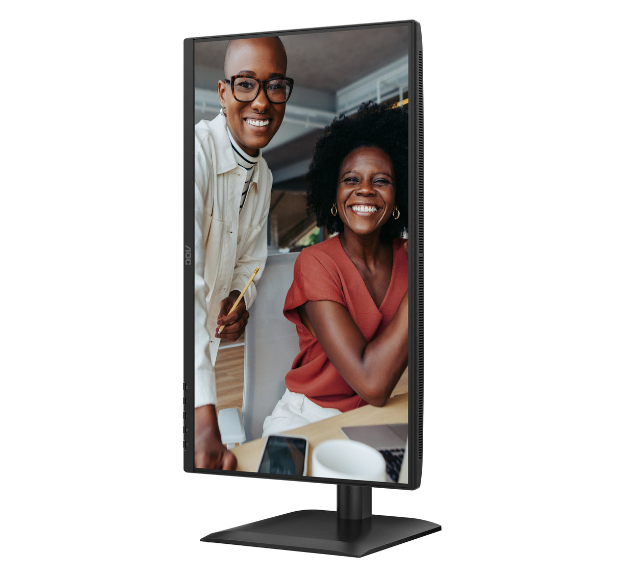 Monitor Aoc E4 24e4cv 23.8" 1920 X 1080 Pixeles Full Hd Led Negro