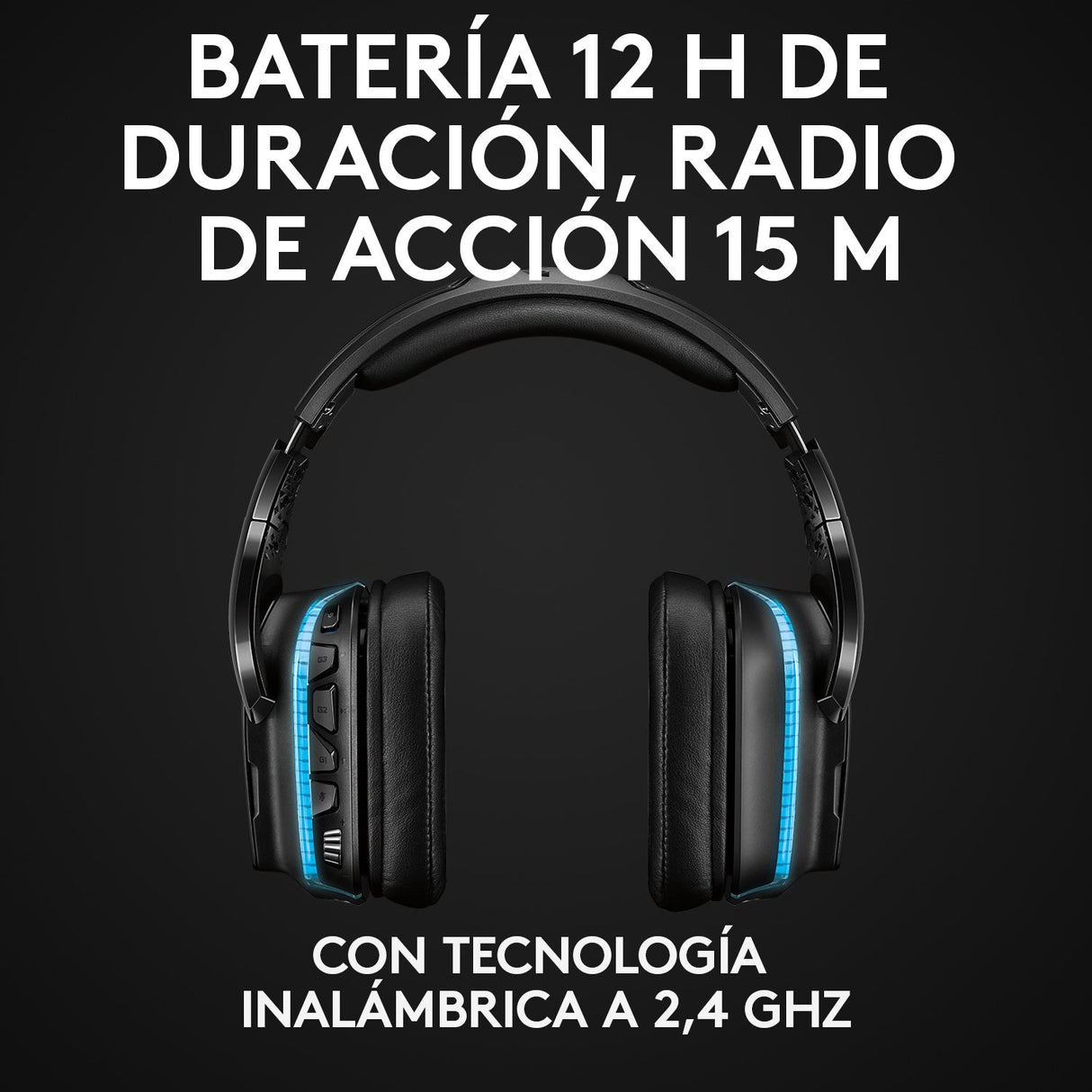 EAN 5099206081918 - Logitech G 981-000744 auricular y casco Auriculares Inalámbrico Diadema Juego Negro imagen 11