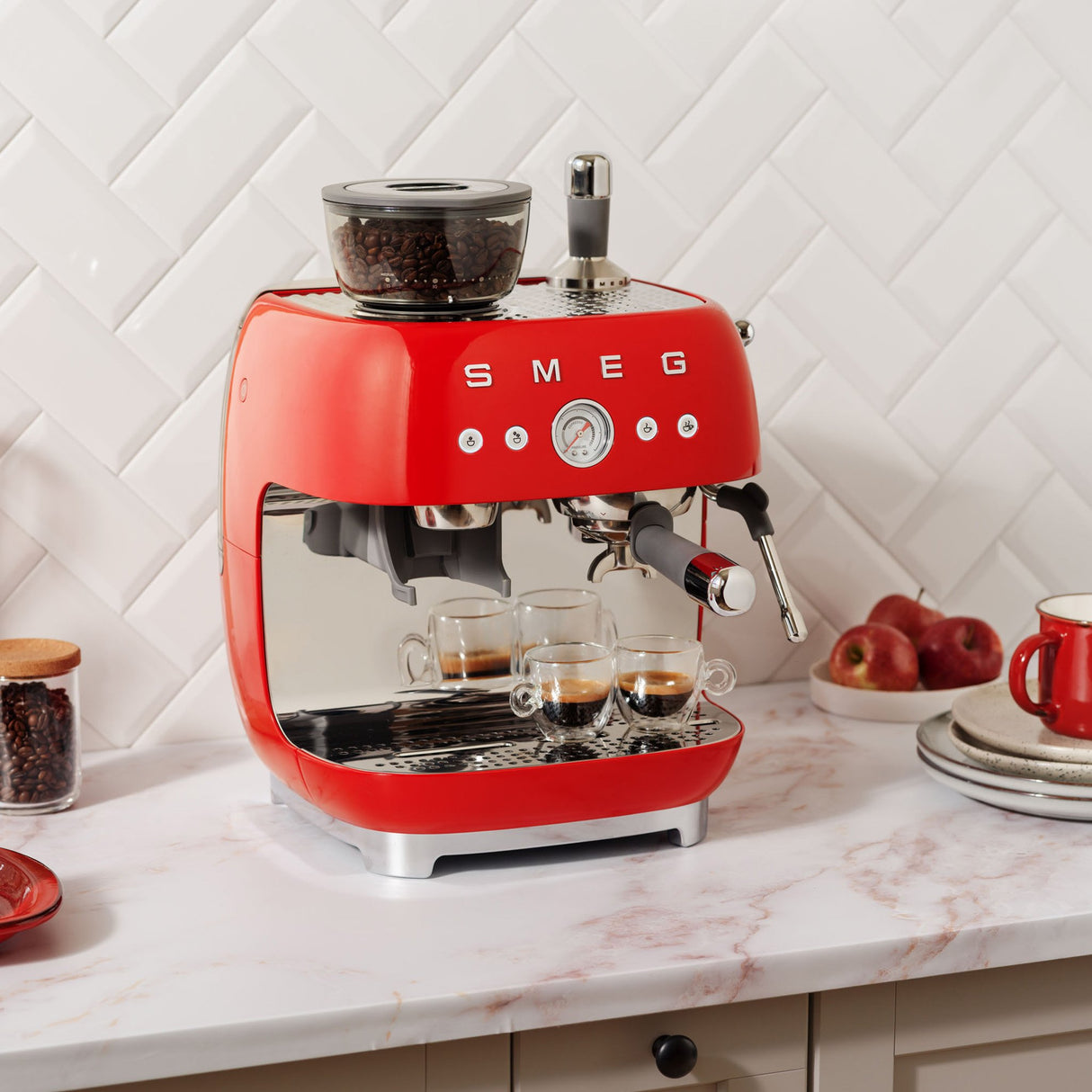 EAN 8017709329822 - Smeg EGF03RDEU cafetera eléctrica Manual Máquina espresso 2,4 L imagen 22
