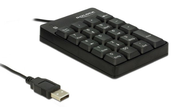 Delock 12481 Teclado Numérico Usb Universal Negro