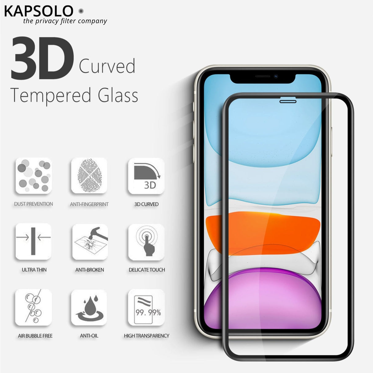 Kapsolo Vidrio Protector 3d Para Samsung Galaxy S20