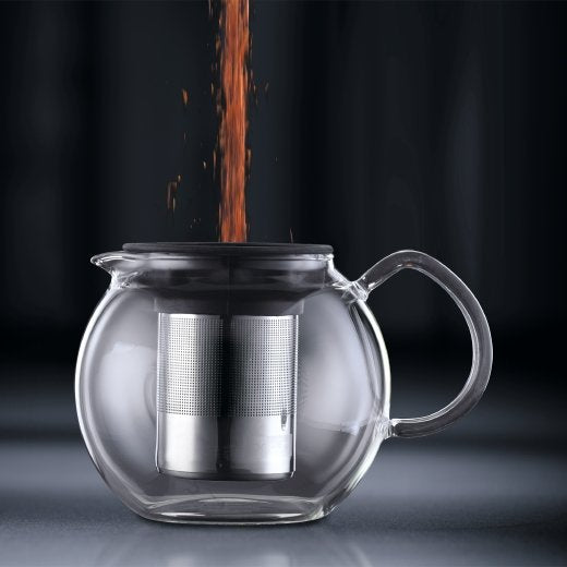 Bodum Assam Tetera 1 L Cromo, Transparente