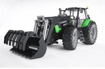 Bruder Deutz Agrotron X720 Con Cargador Frontal, Verde/Negro 4001702030810