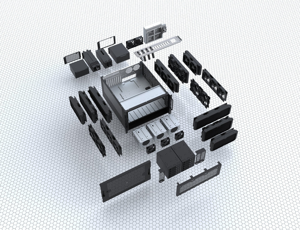 Silverstone Sst-Rm600, Carcasa De Rack Negra, 6 Unidades De Altura Sst-Rm600