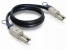Delock Cable Mini Sas 26pin Mini Sas 26pin (Sff 8088) 1m Negro Negro, 1 M, Negro