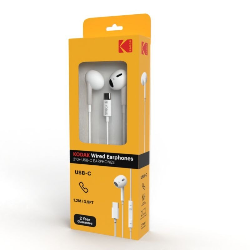 EAN 0887930425741 - Kodak 887930425741 auricular y casco Auriculares Alámbrico Dentro de oído Llamadas/Música USB Tipo C Blan imagen 2