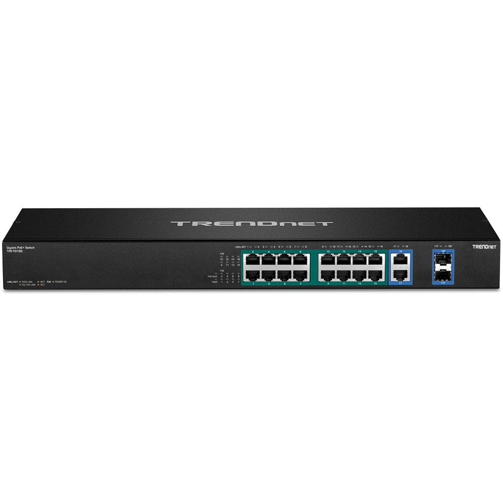 EAN 0710931161465 - Trendnet TPE-TG182F v1.0R No administrado Gigabit Ethernet (10/100/1000) Energía sobre Ethernet (PoE) 1U  imagen 2