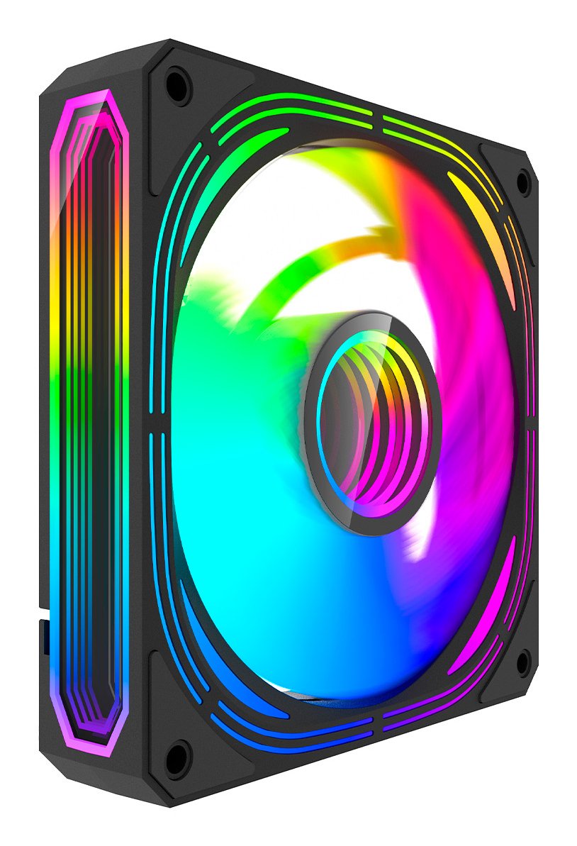 Coolbox Kit 4 Ventiladores 12cm Argb Infinity Pro