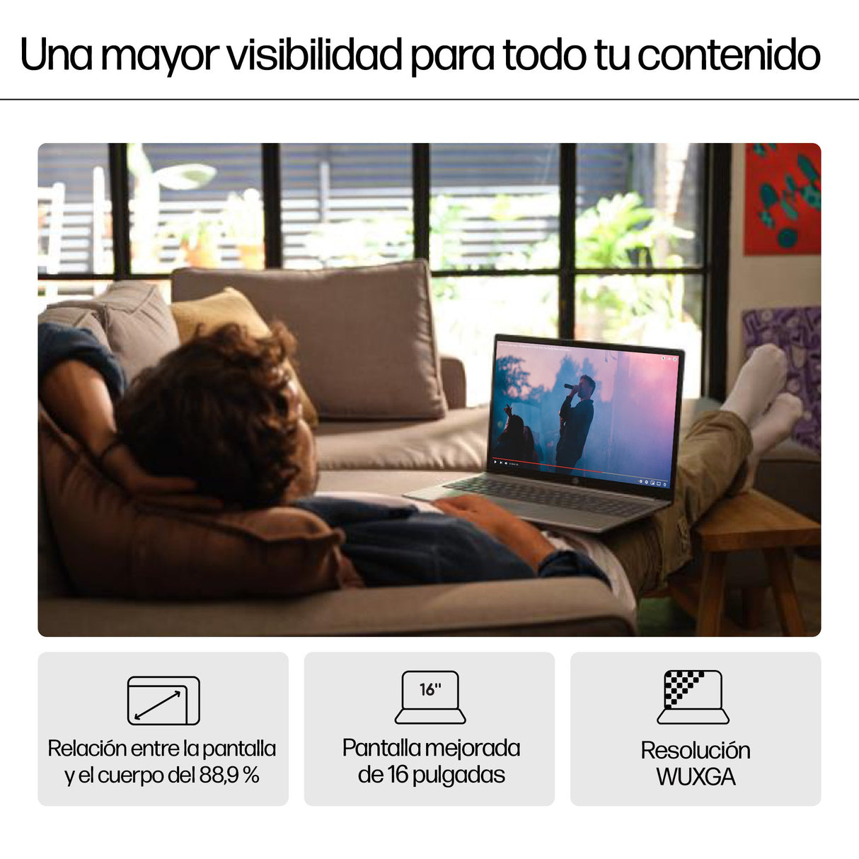 EAN 0198701239529 - HP Pavilion 16-af0025ns Intel Core Ultra 5 125U Portátil 40,6 cm (16") 2K 16 GB LPDDR5x-SDRAM 512 GB SSD imagen 8