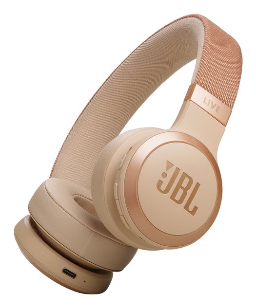 Jbl Live 670 Nc Bluetooth On-Ear-Kopfhörer Con Noise-Cancelling, Sandstein