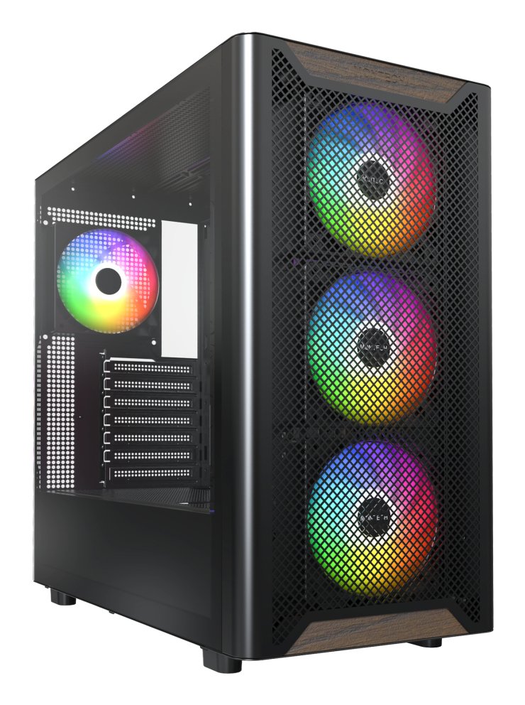 EAN 4710562749434 - Montech XR Wood Midi Tower Negro imagen 2