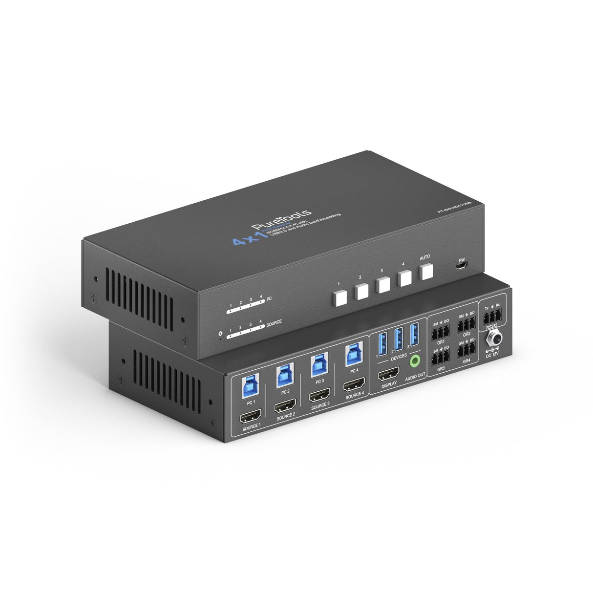 EAN 4251364734964 - PureTools PT-SW-HD41USB interruptor de video HDMI imagen 3