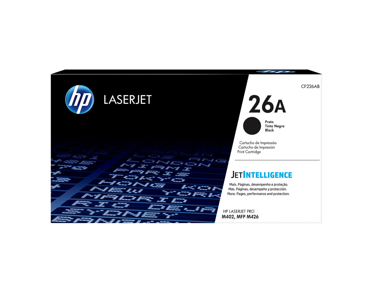 EAN 0889296154761 - HP 26A Black Original LaserJet Toner Cartridge cartucho de tóner 1 pieza(s) imagen 1