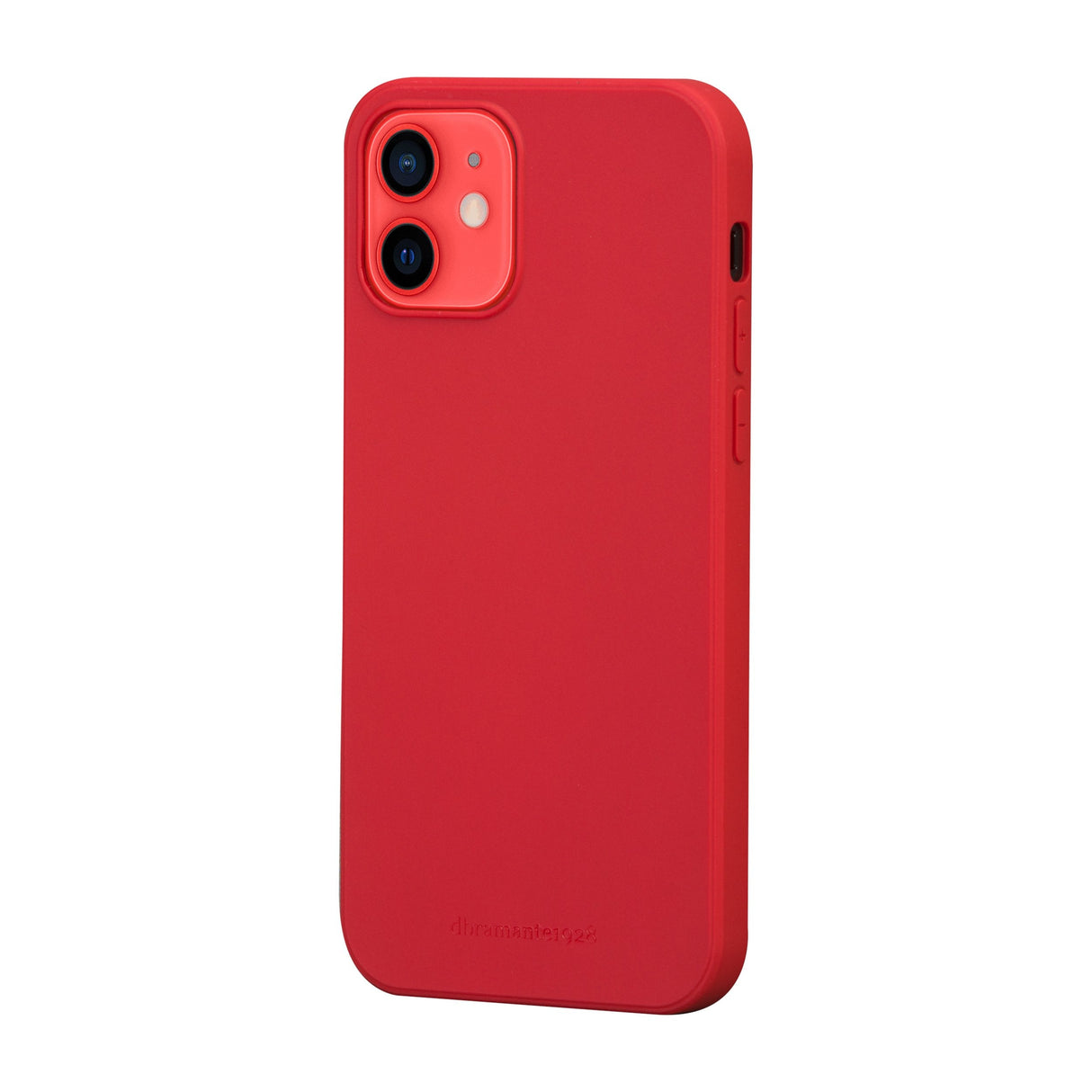 Dbramante1928 Greenland Carcasa Trasera Para Teléfono Móvil A Presión 100 % De Plástico Reciclado Rojo Manzana De Caramelo Para Apple Iphone 12 Mini