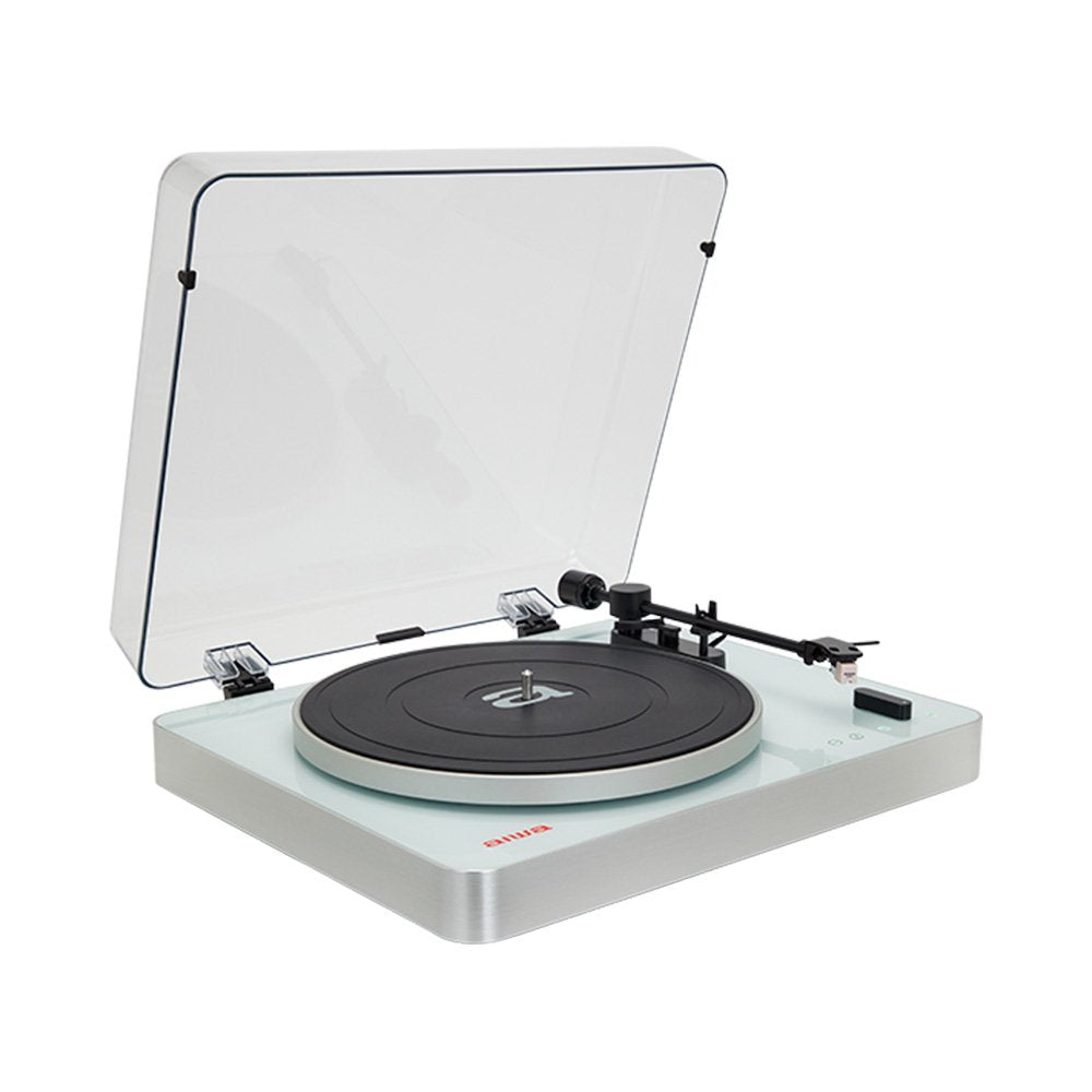 Tocadiscos Bluetooth Aiwa Apx-790bt White Alta Precision Bt 5.0 Transmision Por Correa