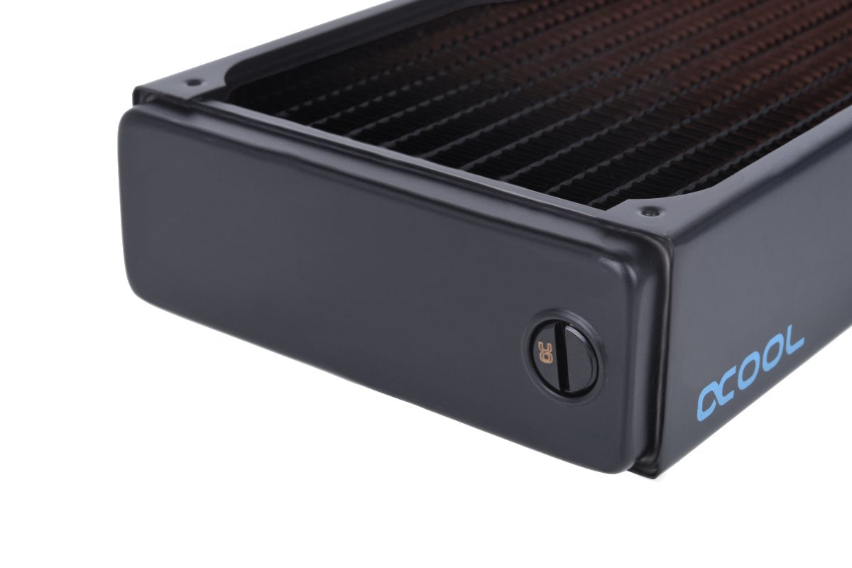 Alphacool Nexxxos Xt45 Bloque De Radiador Negro, Bloque De Radiador, Cobre, Metal, Negro, 1/4", 1,5 Bar, 12 Cm