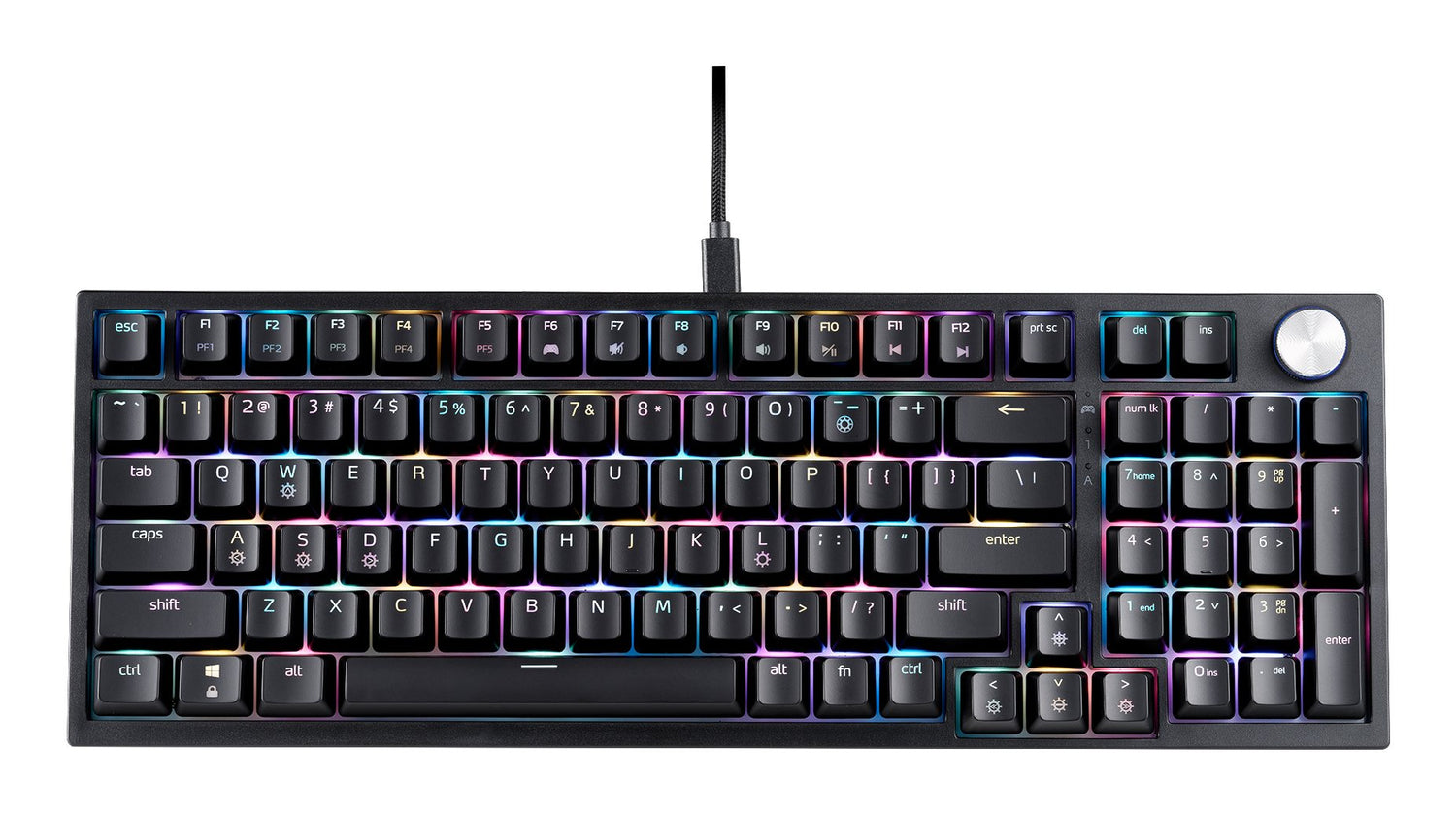 Teclado Español  Gaming Xpg Sorcerer Rgb Usb-C Bk Es