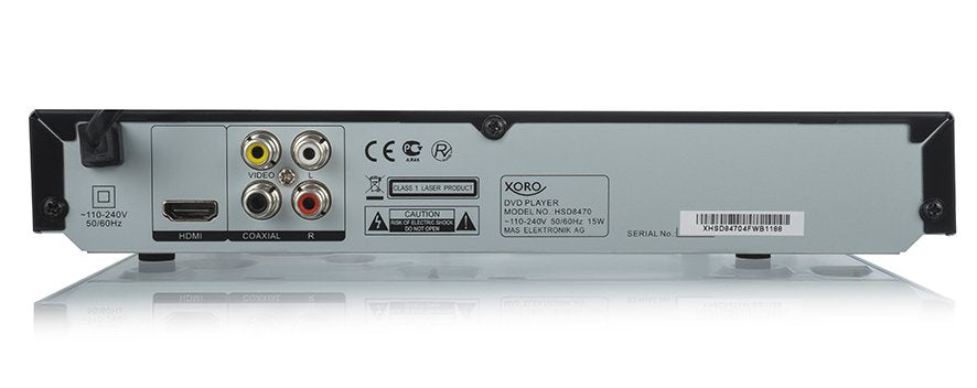 Xoro Hsd 8470, Dvd-Player, Mpeg-4, 1080p Upscaling
